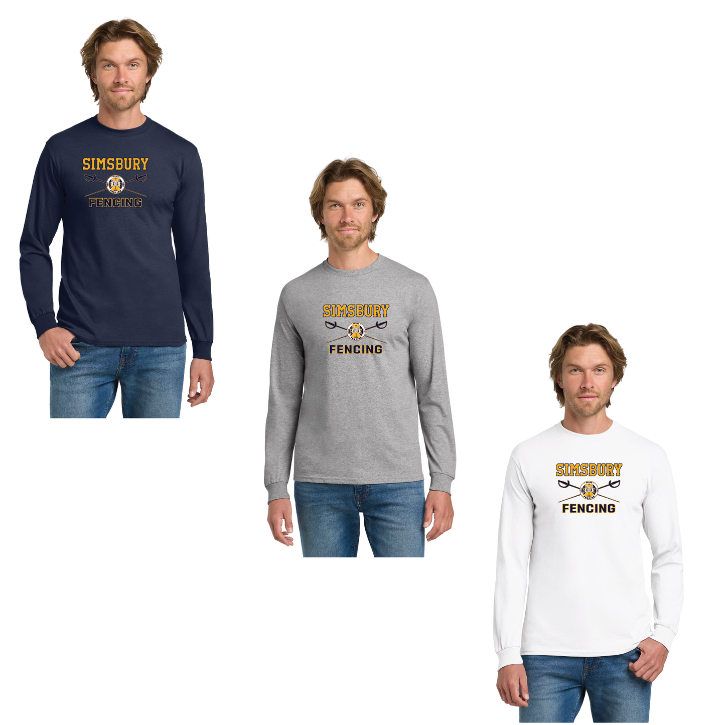 SHS Fencing: Youth & Adult Longsleeve Cotton Tee G2400