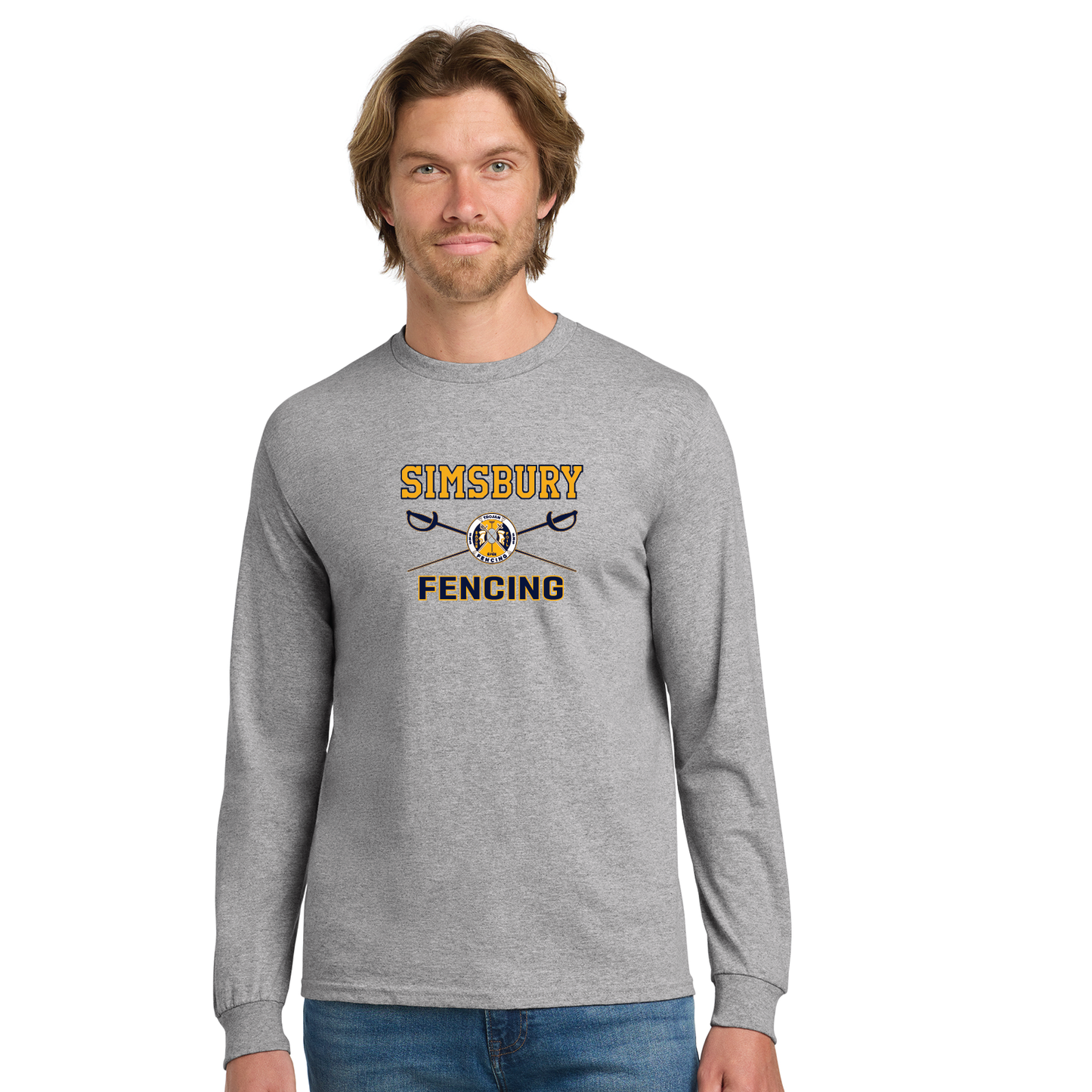 SHS Fencing: Youth & Adult Longsleeve Cotton Tee G2400