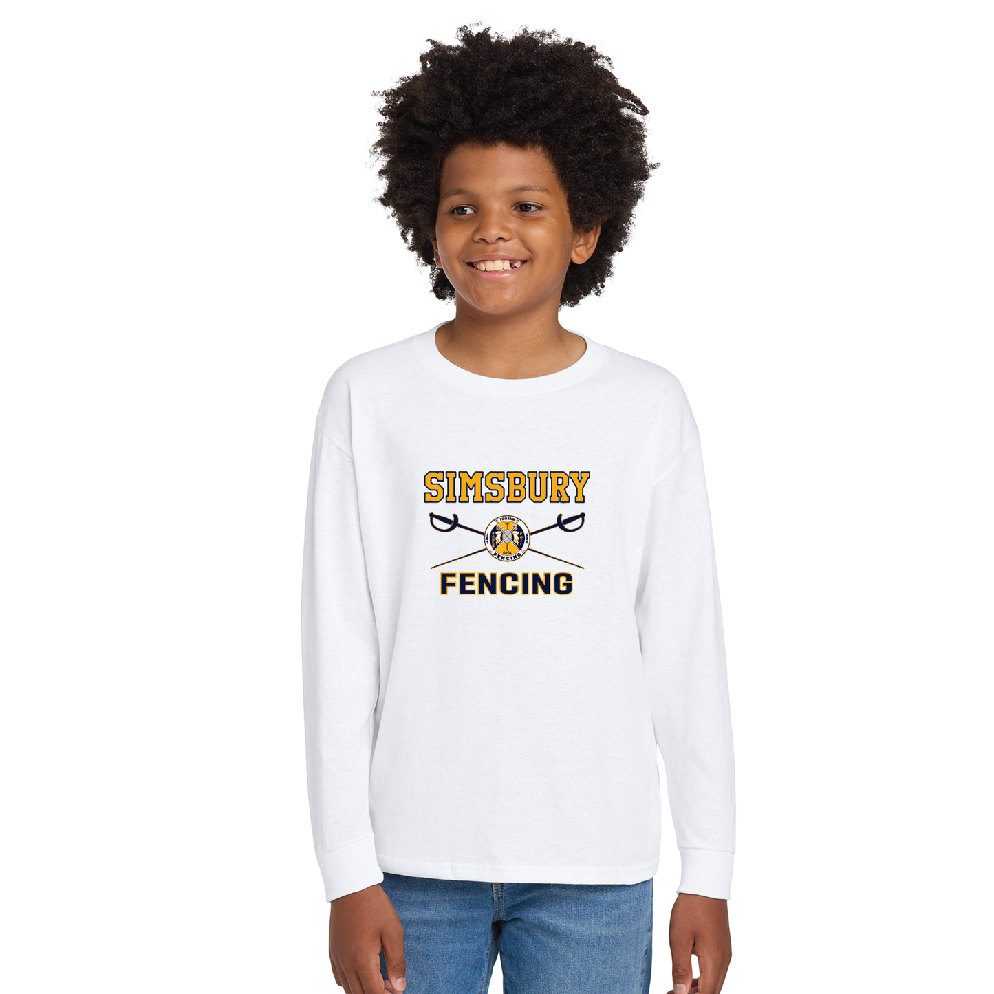 SHS Fencing: Youth & Adult Longsleeve Cotton Tee G2400