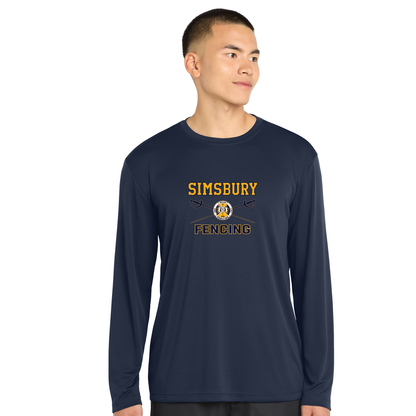 SHS Fencing: Performance Long Sleeve T Shirt Adult ST350LS