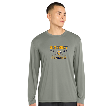 SHS Fencing: Performance Long Sleeve T Shirt Adult ST350LS