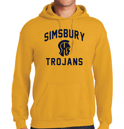 Hooded Sweatshirt Gildan 50/50: Simsbury Trojans