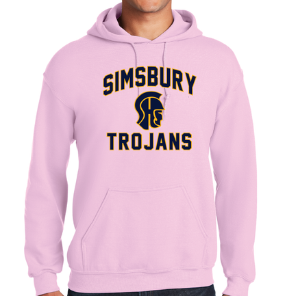 Hooded Sweatshirt Gildan 50/50: Simsbury Trojans