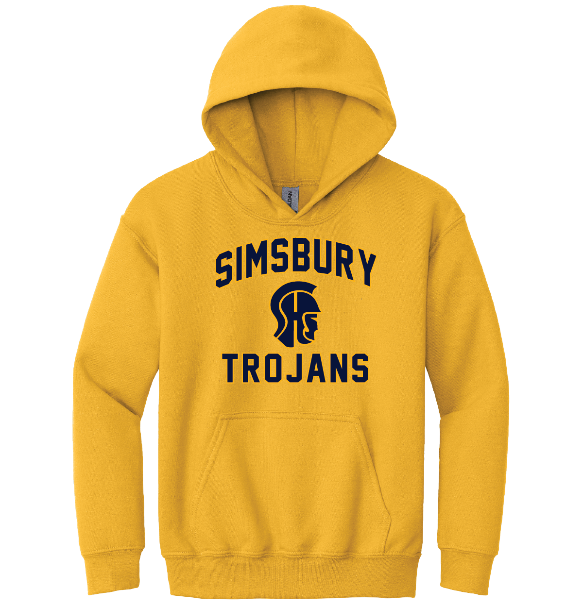 Hooded Sweatshirt Gildan 50/50: Simsbury Trojans