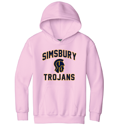 Hooded Sweatshirt Gildan 50/50: Simsbury Trojans