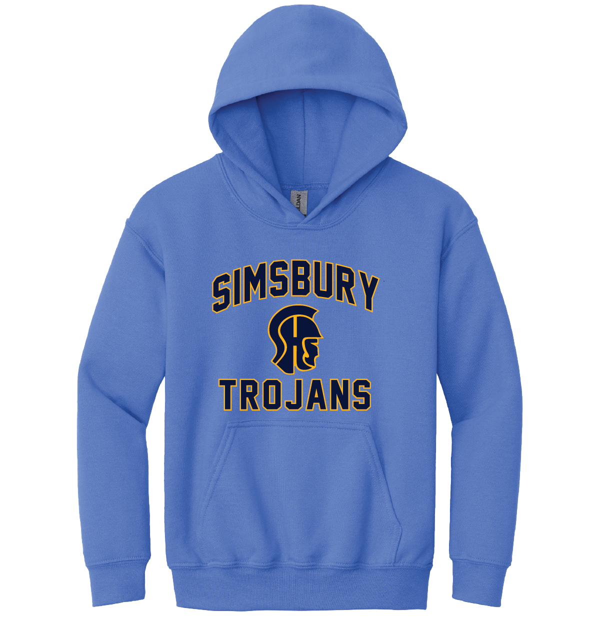 Hooded Sweatshirt Gildan 50/50: Simsbury Trojans