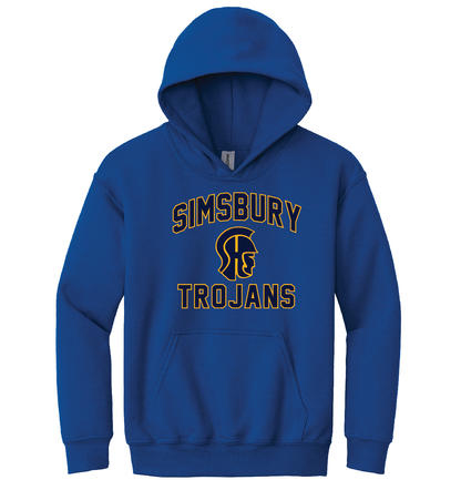 Hooded Sweatshirt Gildan 50/50: Simsbury Trojans