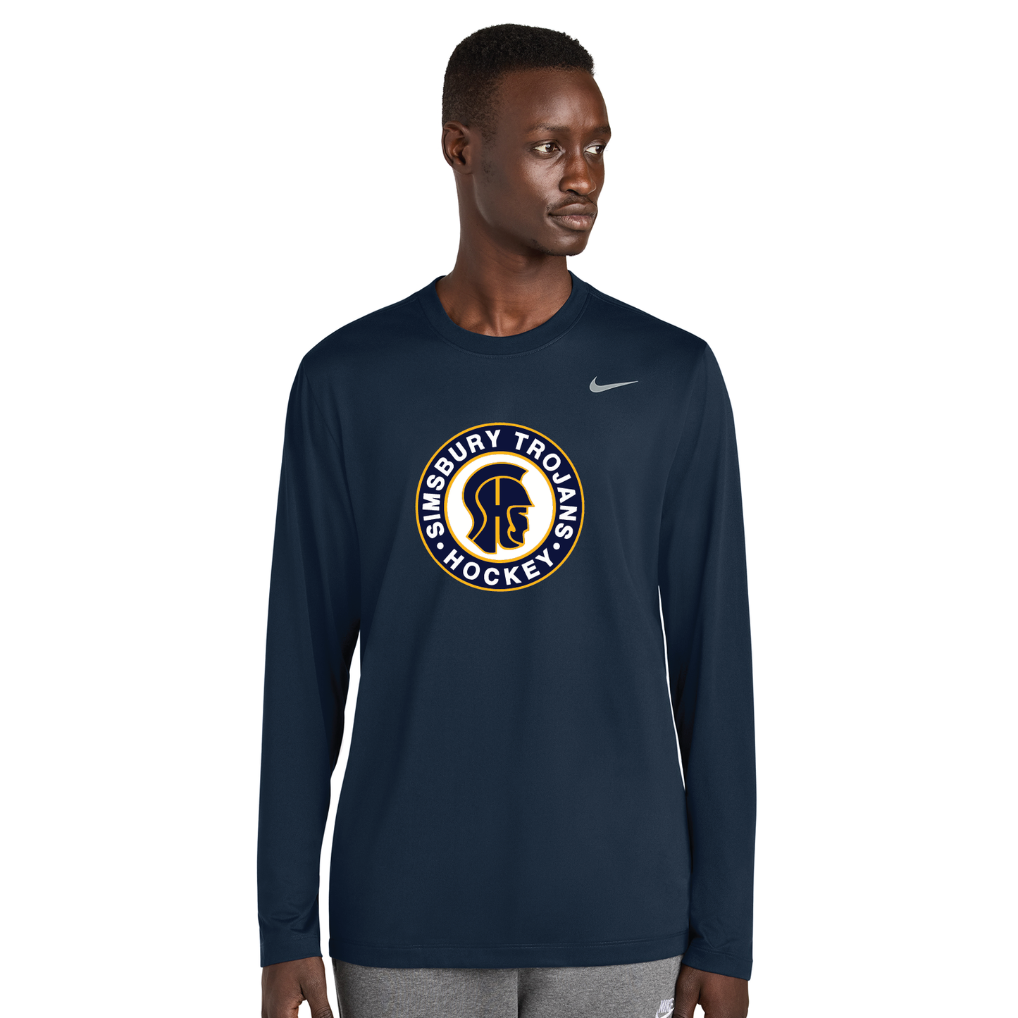 SHS Trojans Hockey: Nike Team rLegend Long Sleeve Tee. NKHQ4550