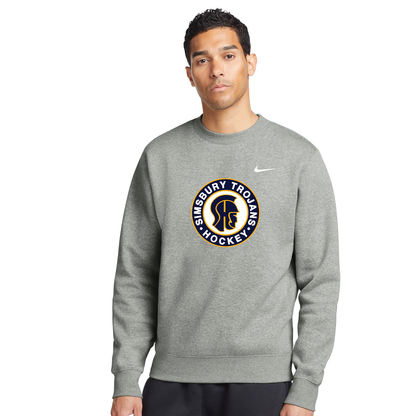 SHS Trojans Hockey: Nike Club Fleece Crew. CJ1614