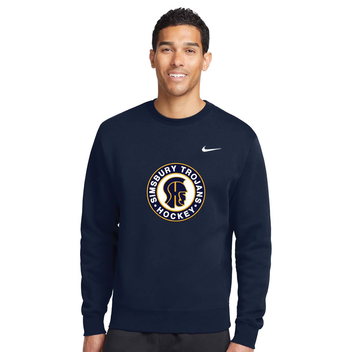 SHS Trojans Hockey: Nike Club Fleece Crew. CJ1614