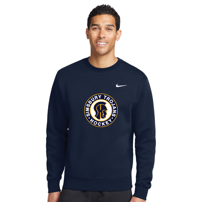 SHS Trojans Hockey: Nike Club Fleece Crew. CJ1614
