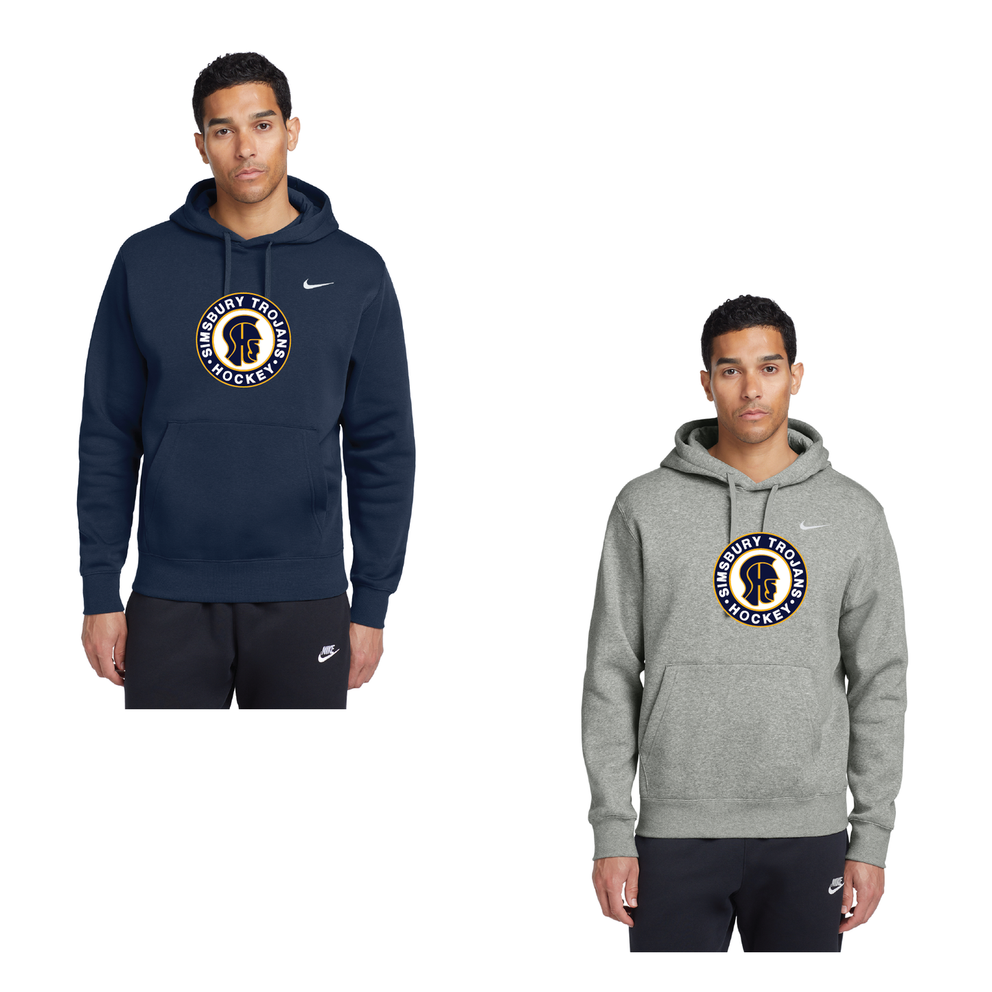 SHS Trojans Hockey: Nike Club Fleece Pullover Hoodie. CJ1611