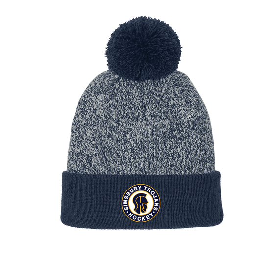 SHS Trojans Hockey: Sport-Tek® Halftime Pom Beanie. STC41
