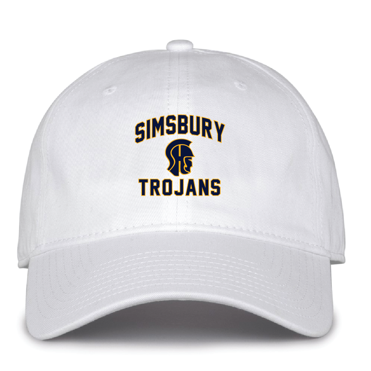 Hat: OSFA Simsbury Trojans Garment Washed Twill