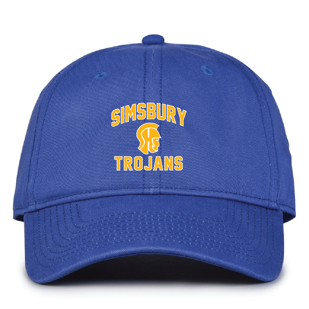 Hat: OSFA Simsbury Trojans Garment Washed Twill