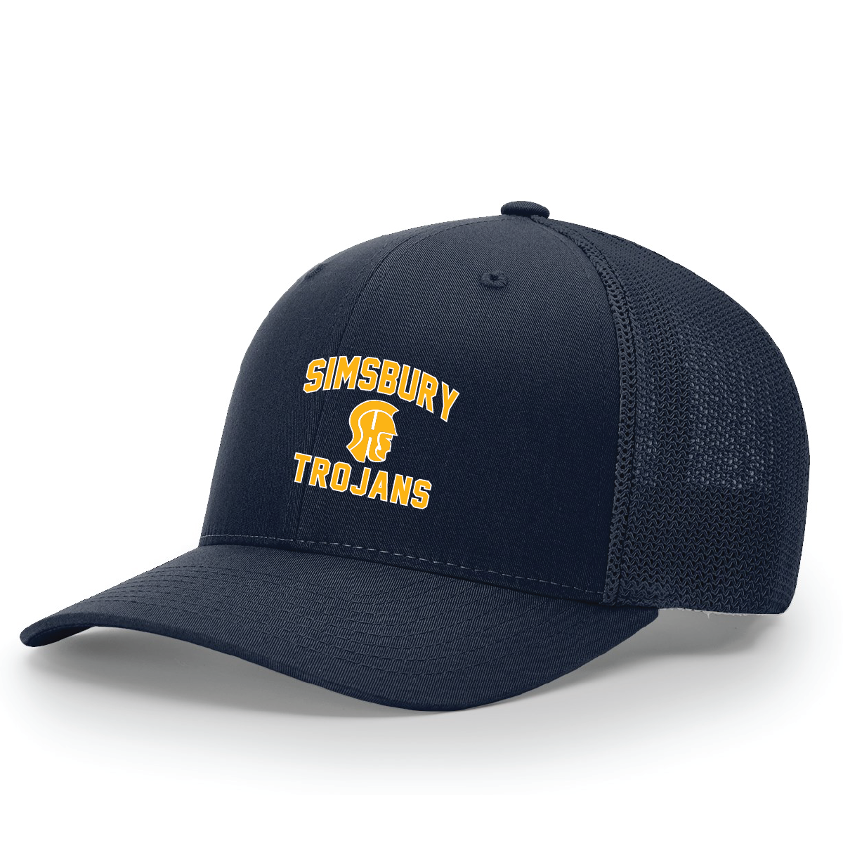 Hat: Flex Fit Trucker Simsbury Trojans