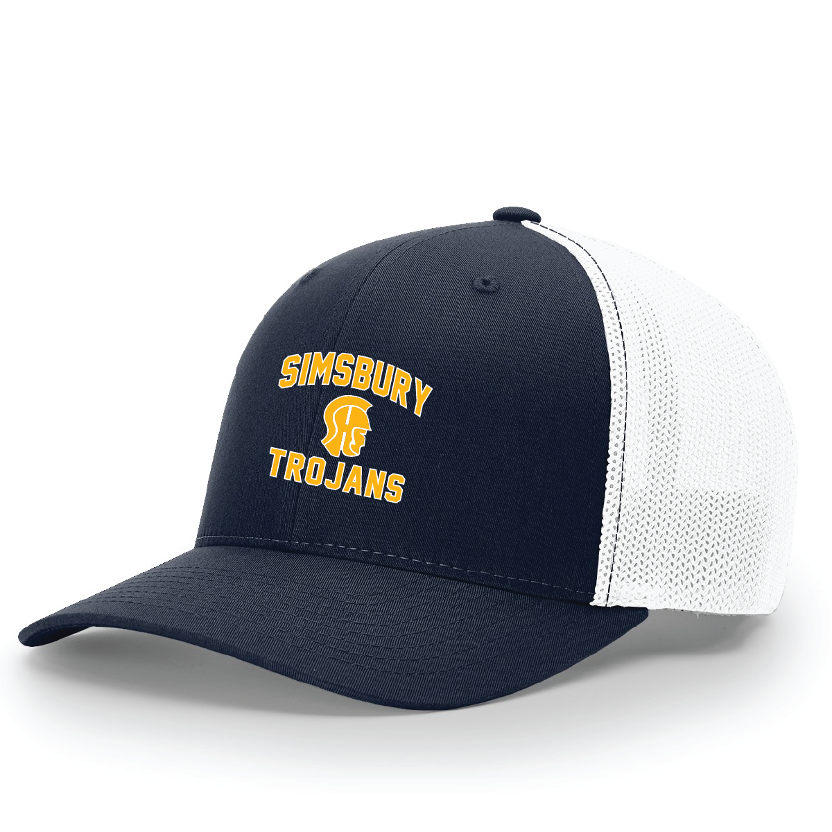 Hat: Flex Fit Trucker Simsbury Trojans