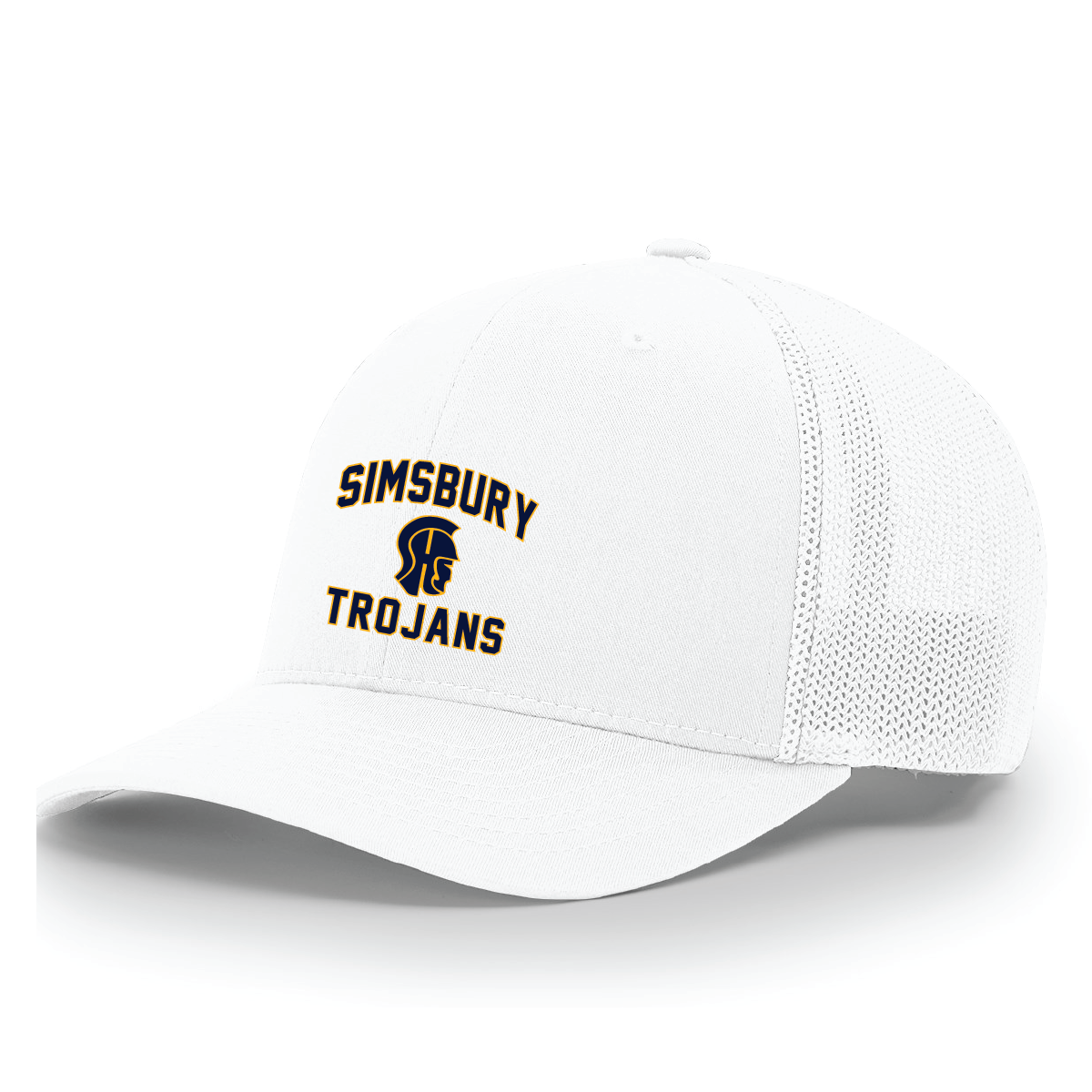 Hat: Flex Fit Trucker Simsbury Trojans