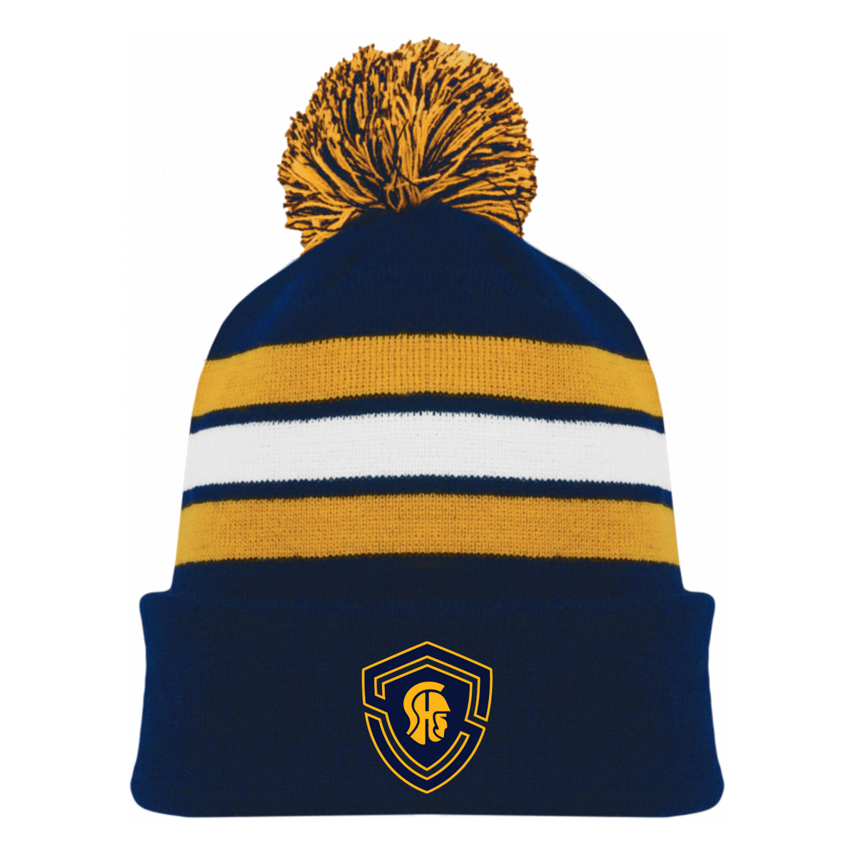 SHS Football: A1830 AK Knit Pom Hat