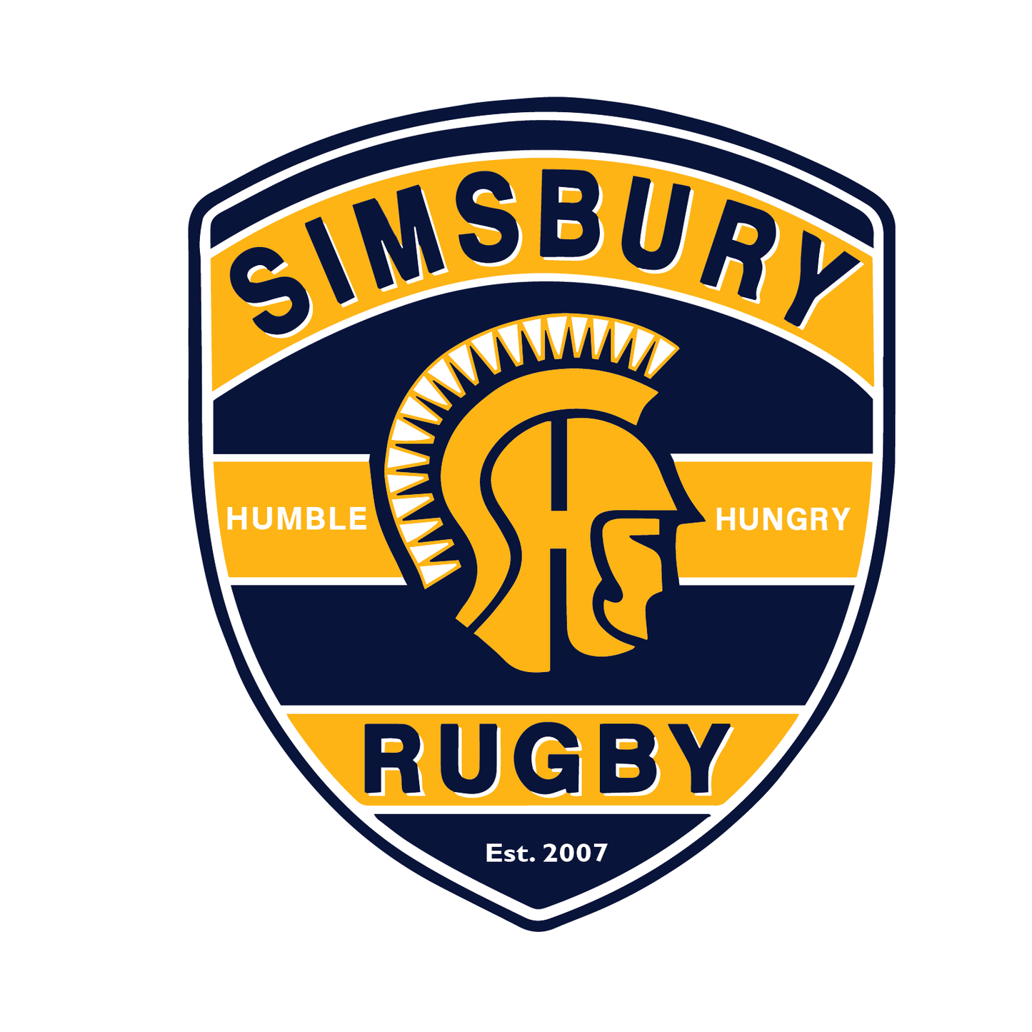 SHS Rugby: Fat Head Removable Sticker (3.75"x 3.2")