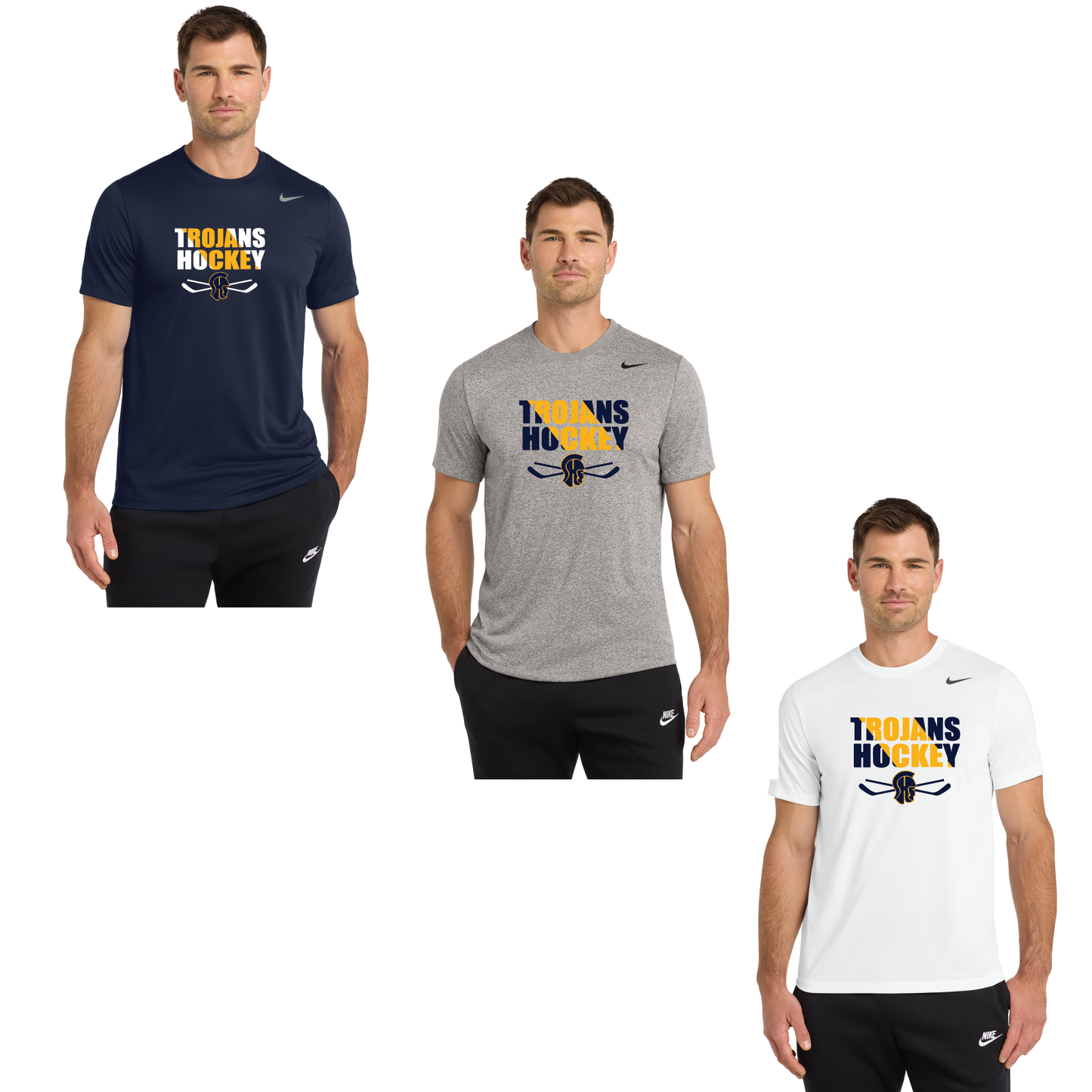 SHS Trojans Hockey: Nike Team rLegend Tee. DV7299 (Choose Logo)