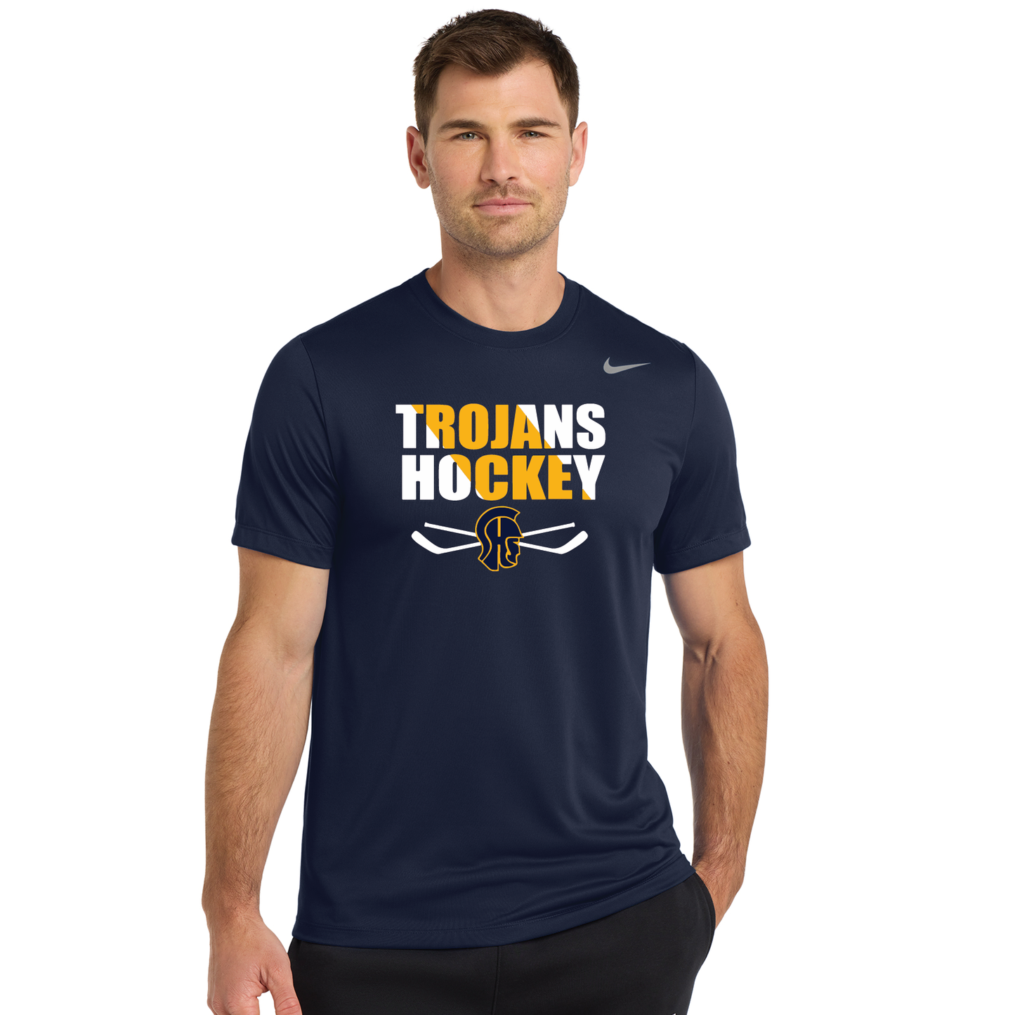SHS Trojans Hockey: Nike Team rLegend Tee. DV7299 (Choose Logo)