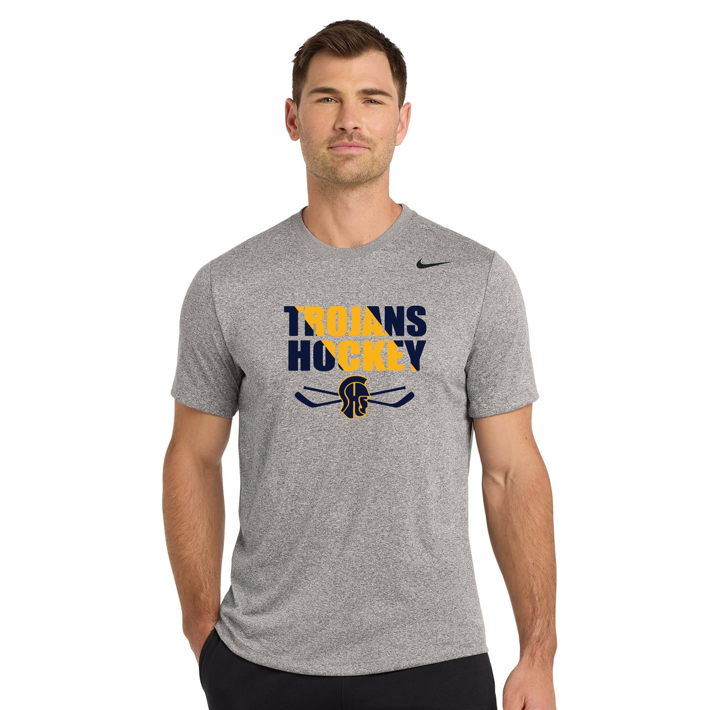 SHS Trojans Hockey: Nike Team rLegend Tee. DV7299 (Choose Logo)