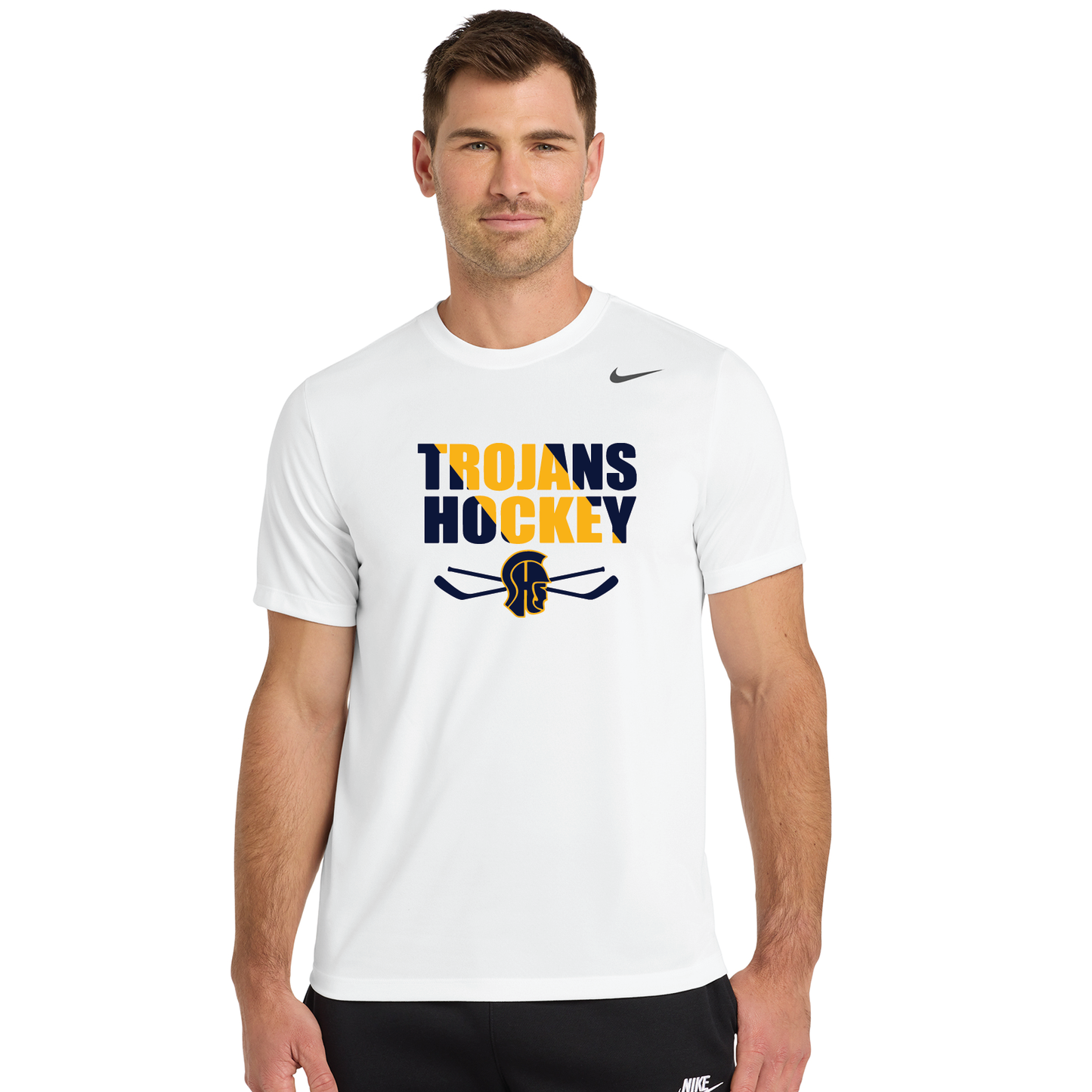 SHS Trojans Hockey: Nike Team rLegend Tee. DV7299 (Choose Logo)
