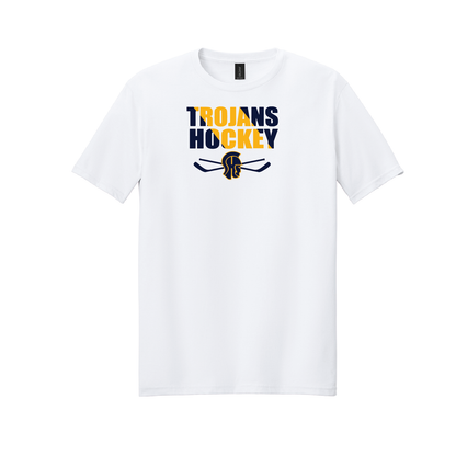 SHS Trojans Hockey: Gildan Softstyle® T-Shirt. 64000 (Choose Logo)