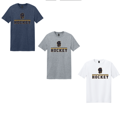 SHS Trojans Hockey: Gildan Softstyle® T-Shirt. 64000 (Choose Logo)