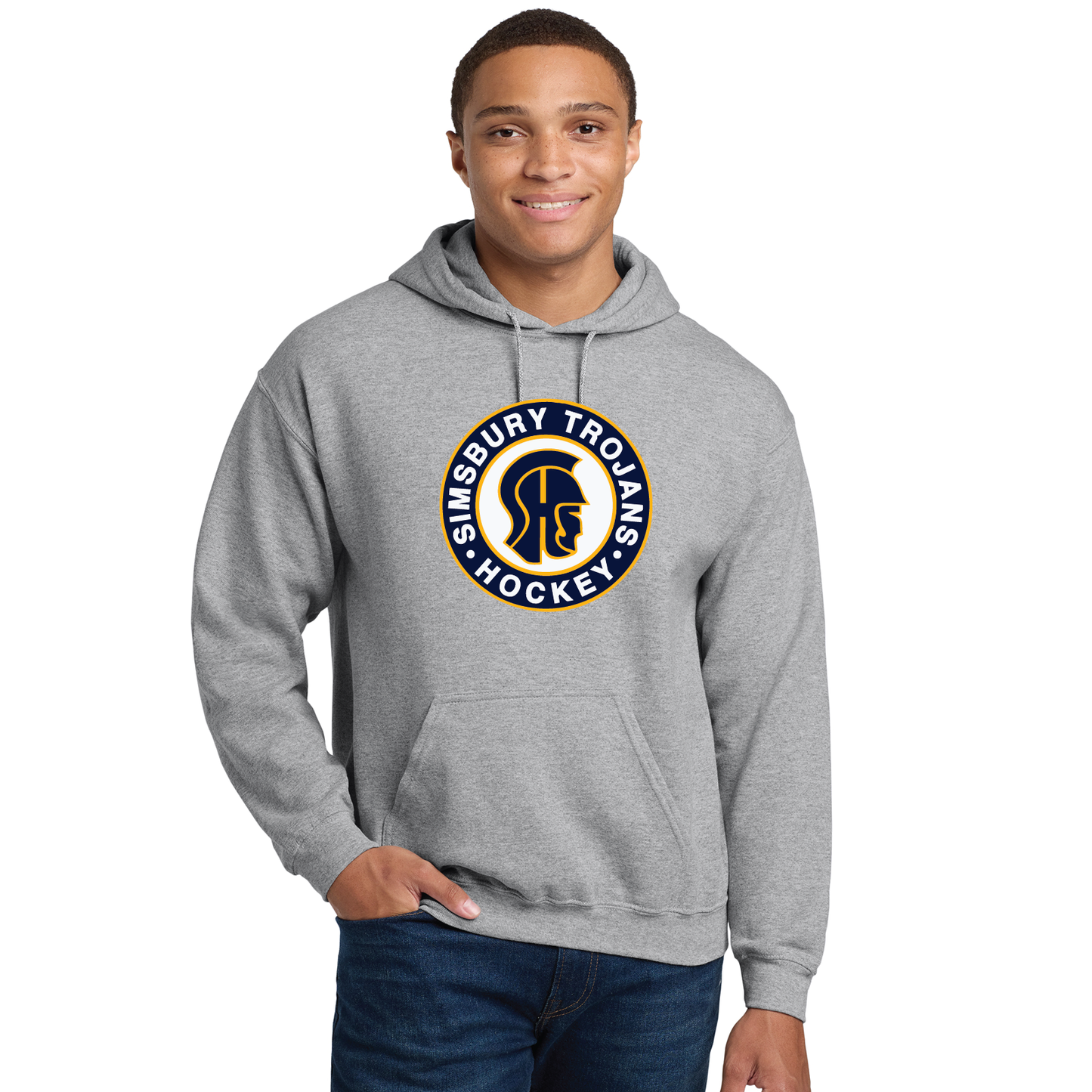 SHS Trojans Hockey: Gildan Hooded Sweatshirt 18500