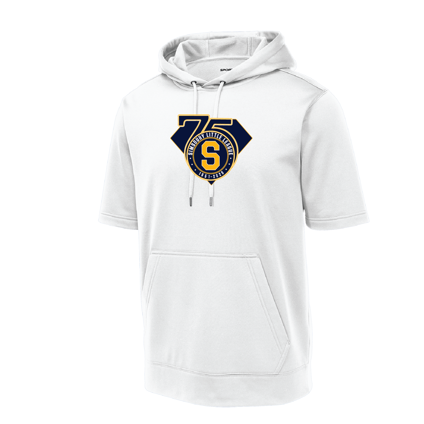 SLL: Sport-Tek Fleece Short Sleeve Hooded Pullover. ST251/ YST251 (Choose Logo Design)