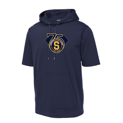 SLL: Sport-Tek Fleece Short Sleeve Hooded Pullover. ST251/ YST251 (Choose Logo Design)