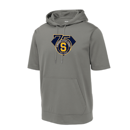 SLL: Sport-Tek Fleece Short Sleeve Hooded Pullover. ST251/ YST251 (Choose Logo Design)