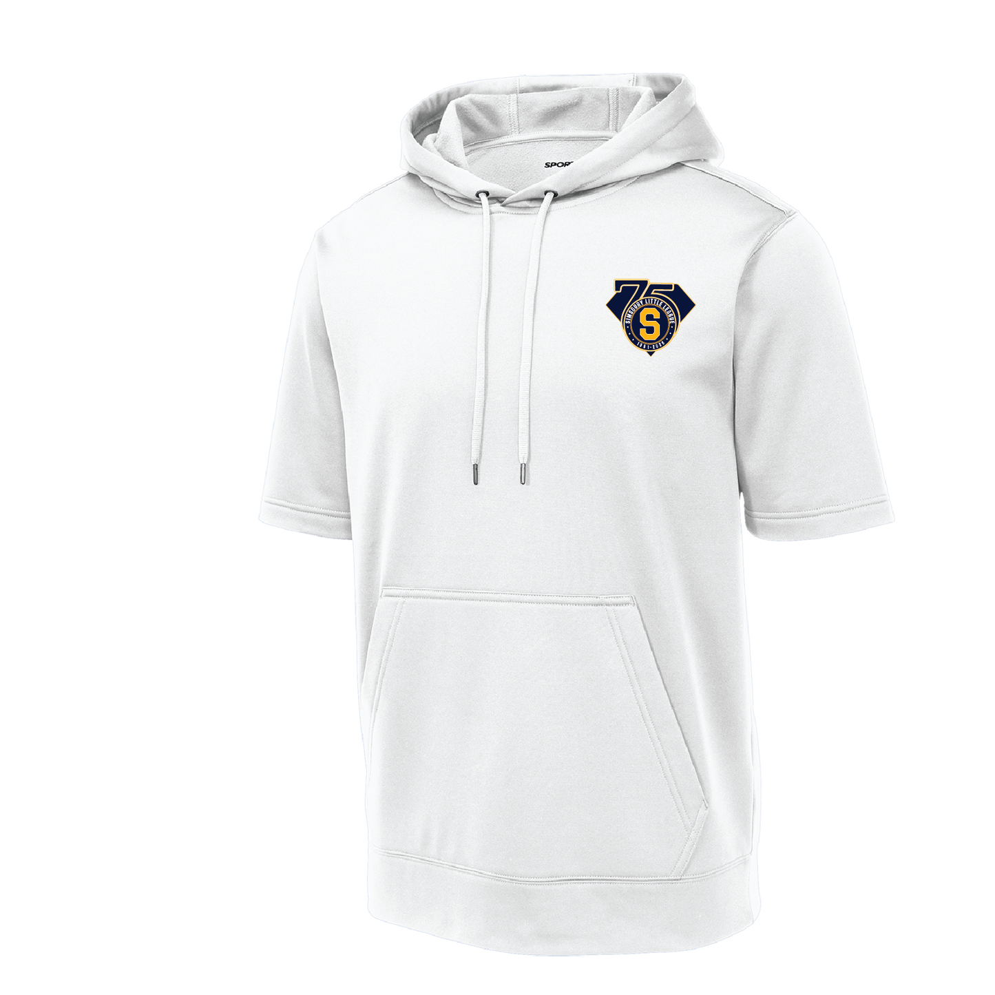 SLL: Sport-Tek Fleece Short Sleeve Hooded Pullover. ST251/ YST251 (Choose Logo Design)