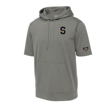 SLL: Sport-Tek Fleece Short Sleeve Hooded Pullover. ST251/ YST251 (Choose Logo Design)