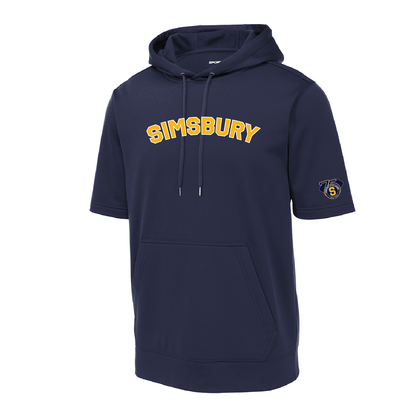 SLL: Sport-Tek Fleece Short Sleeve Hooded Pullover. ST251/ YST251 (Choose Logo Design)