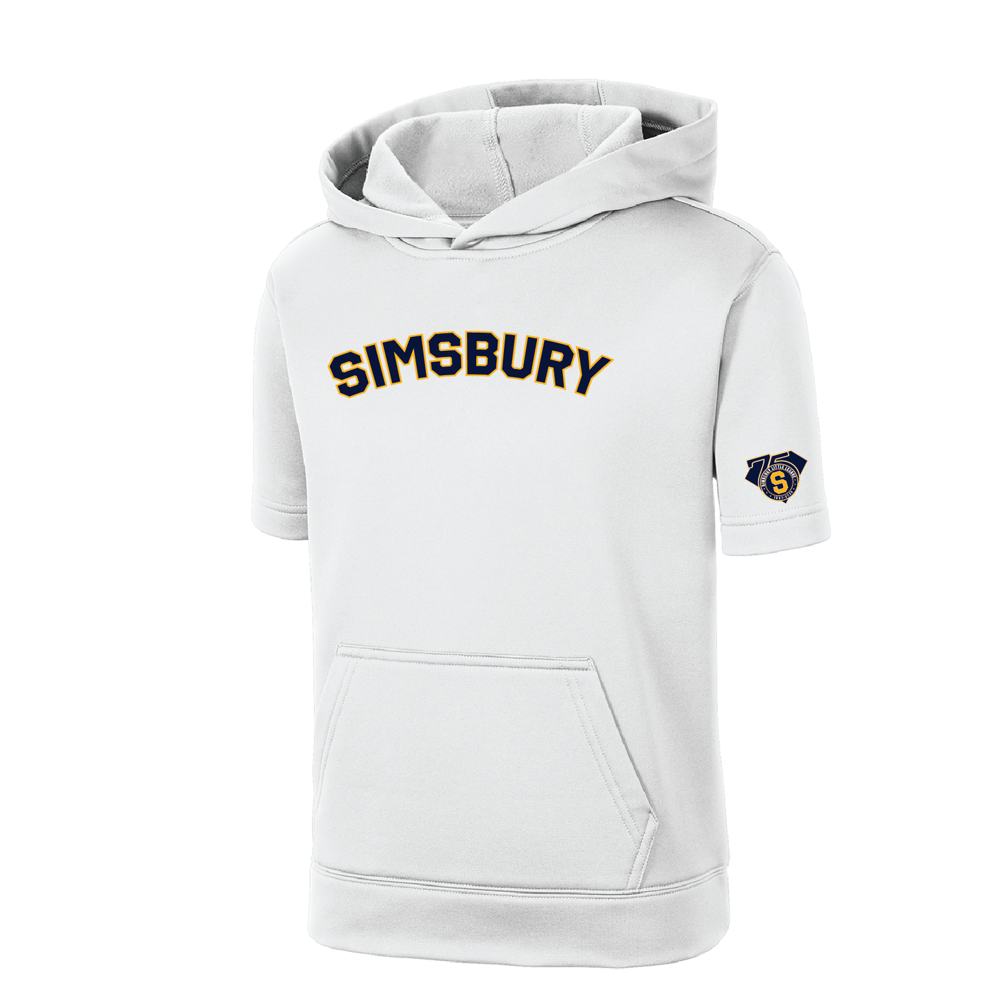 SLL: Sport-Tek Fleece Short Sleeve Hooded Pullover. ST251/ YST251 (Choose Logo Design)