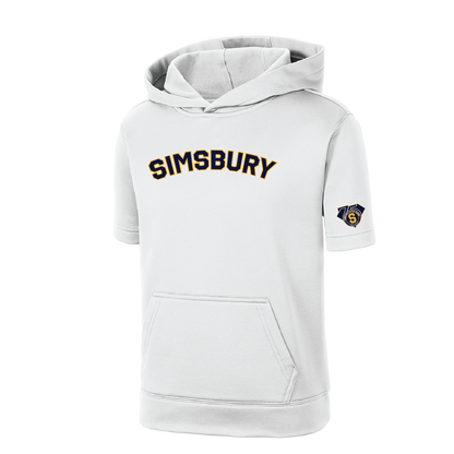 SLL: Sport-Tek Fleece Short Sleeve Hooded Pullover. ST251/ YST251 (Choose Logo Design)