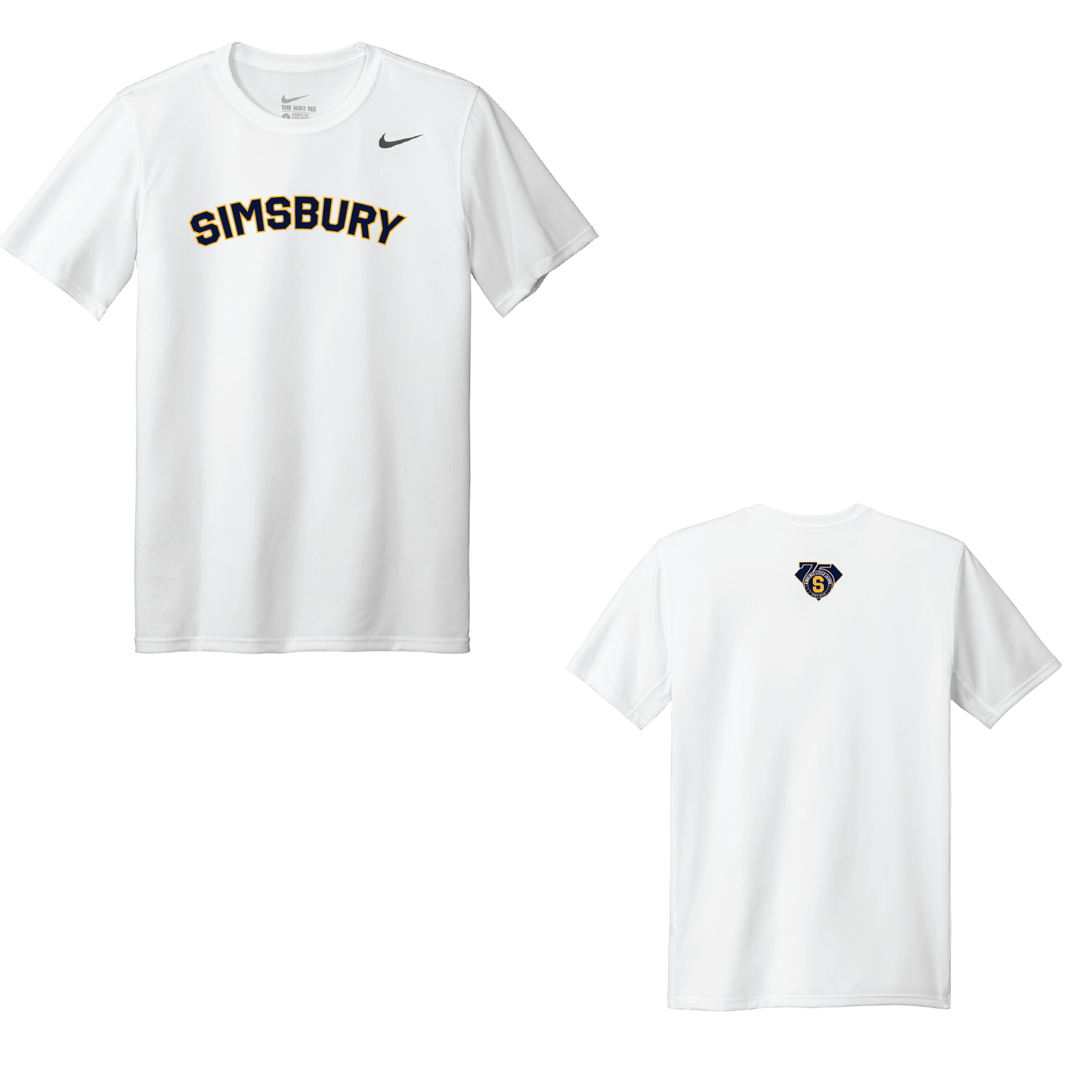 SLL: Nike Tee DV7299 SIMSBURY FRONT / 75TH ANNIV BACK