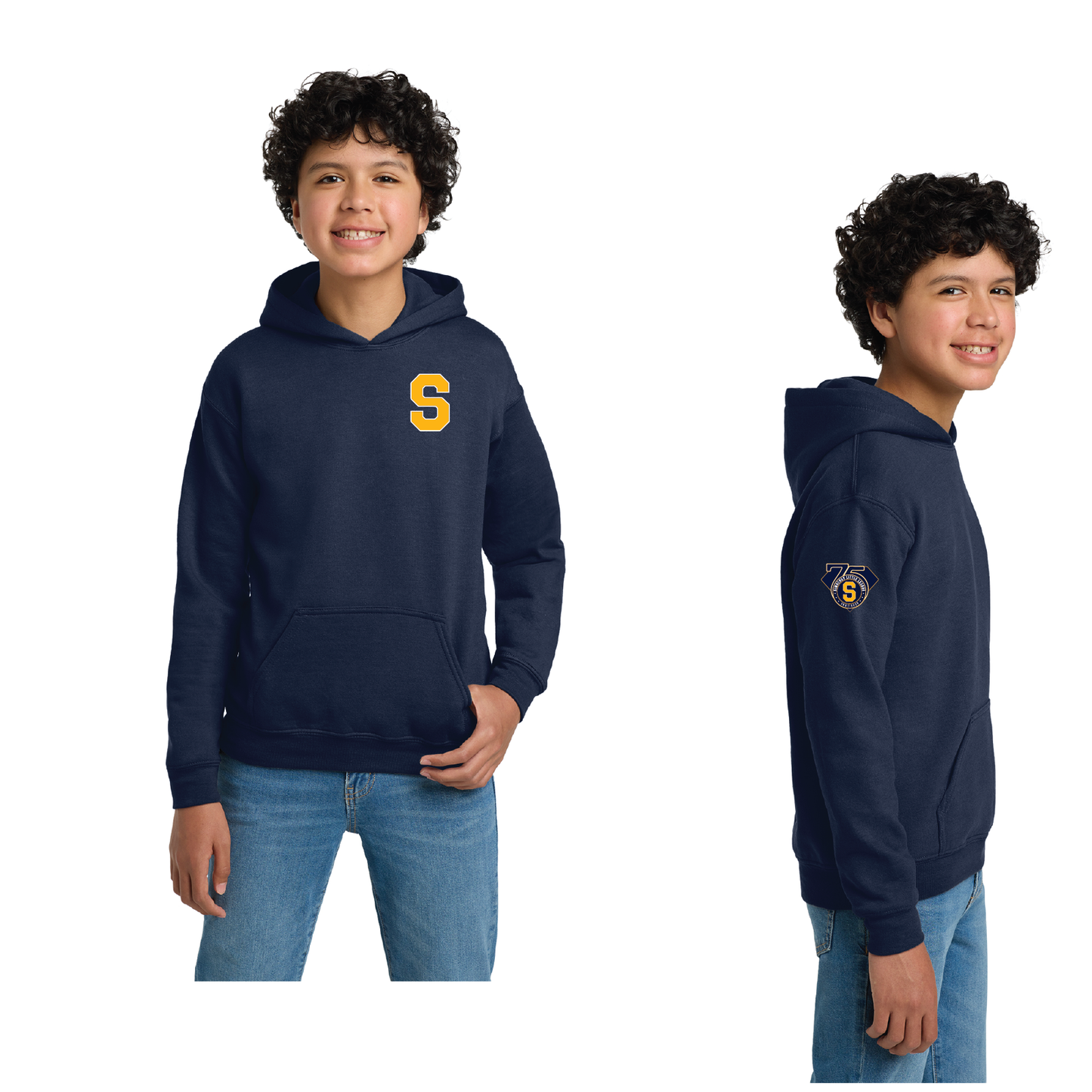 SLL: Gildan Hoody 18500/18500B (Choose Logo Design)