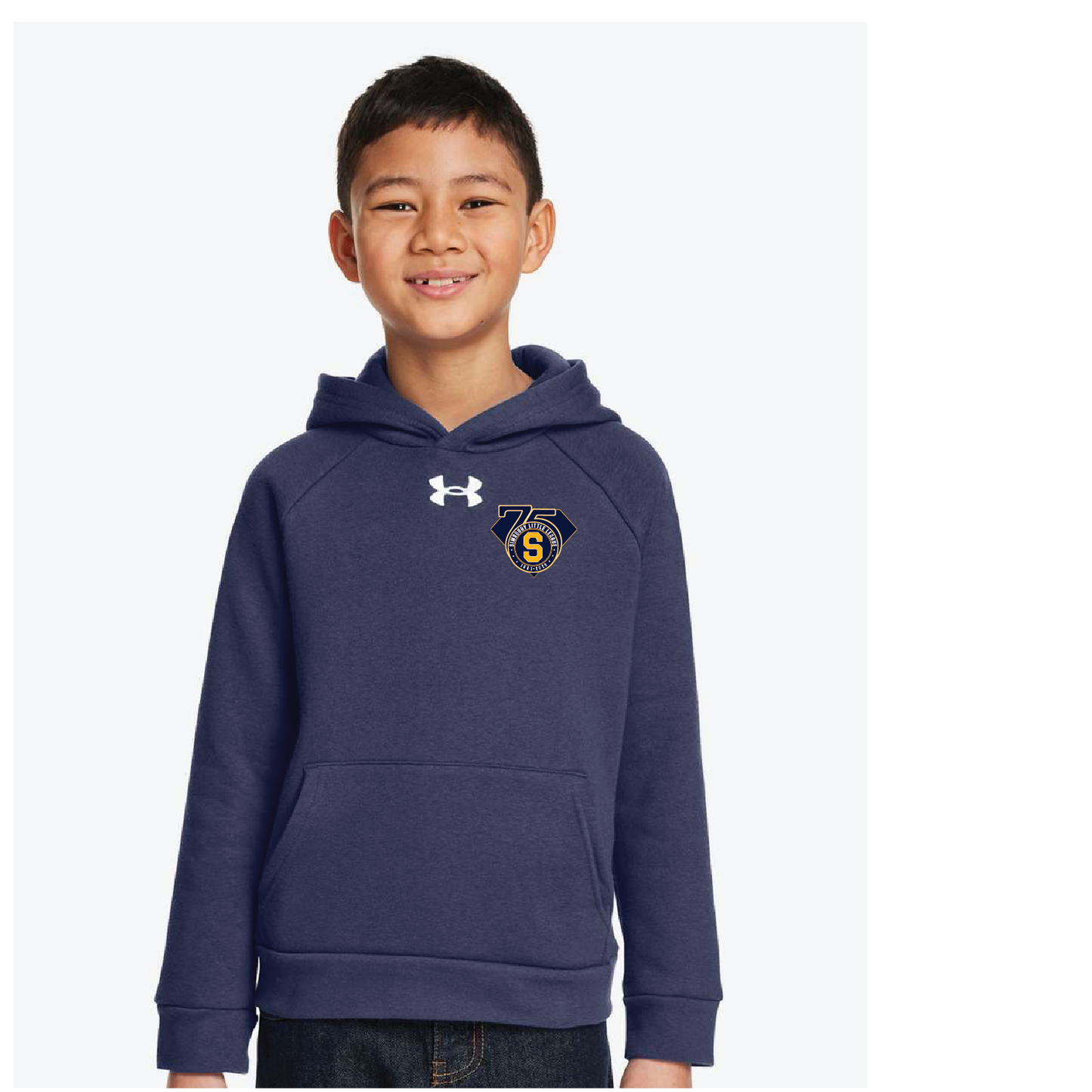 SLL: UA Rival Hoody 1379757/1379792 (Choose Logo Design)