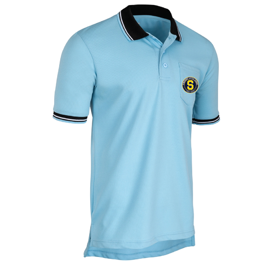 SLL Umpires: 3rd Year Umpire Light Blue Polo Shirt