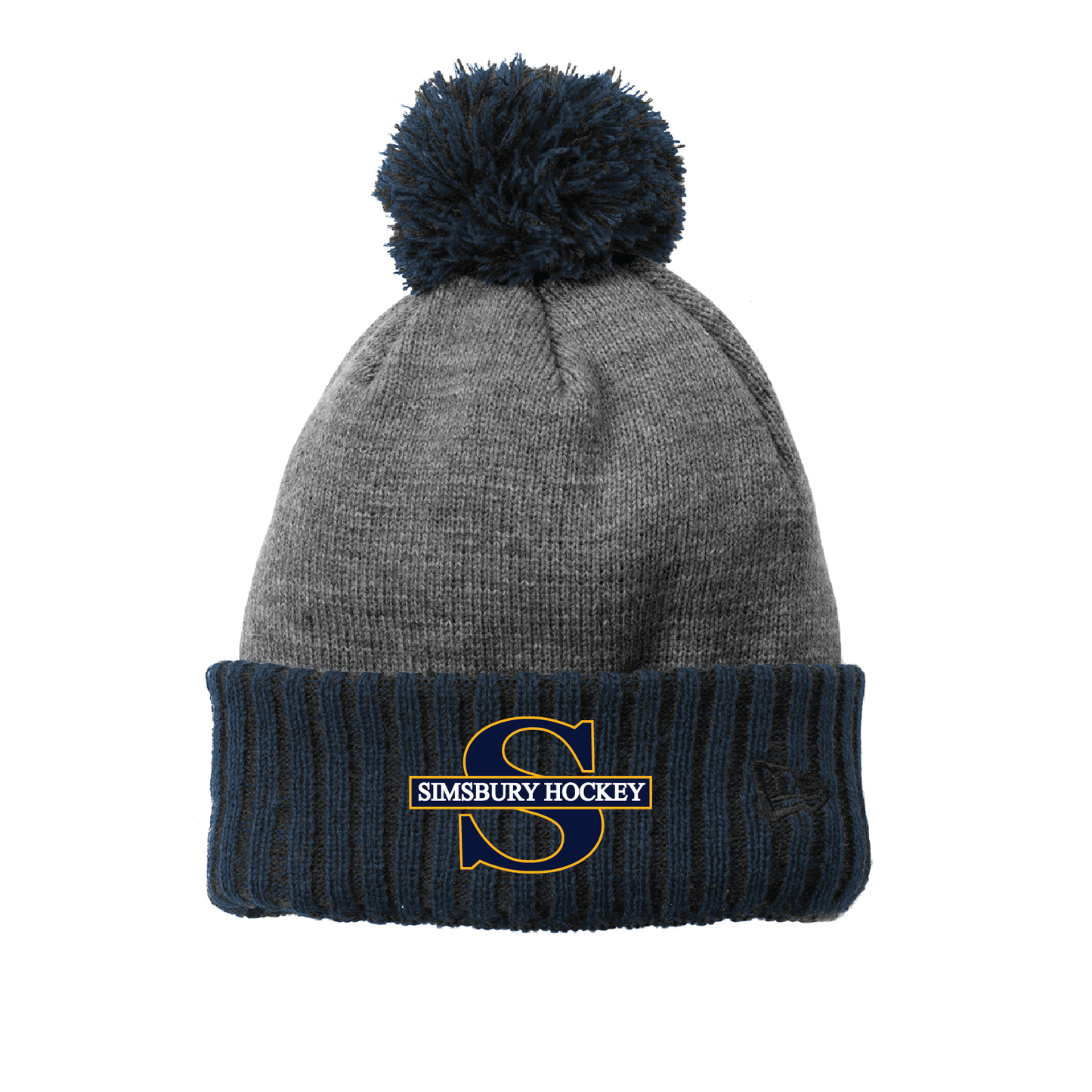 New Era Colorblock Cuffed Beanie: Simsbury Youth Hockey