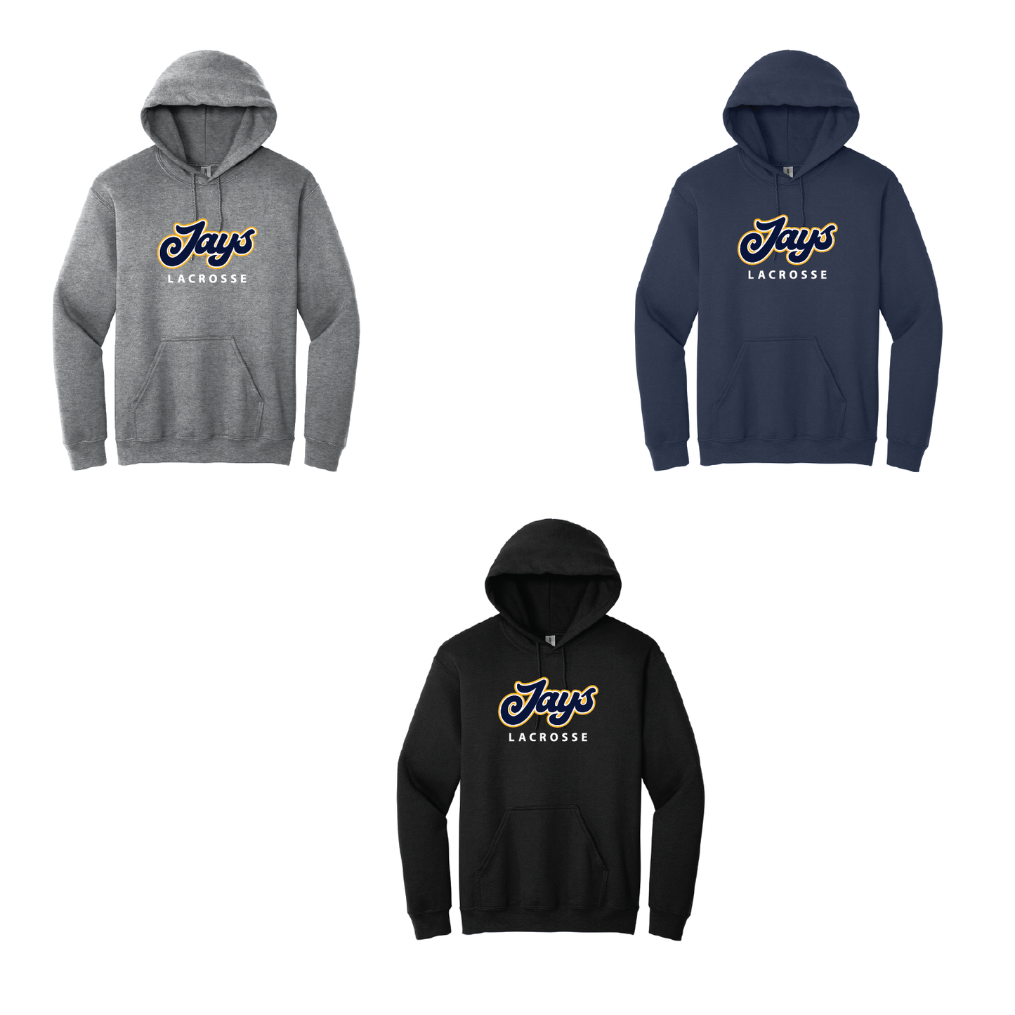 USJ Lacrosse: Gildan Hooded Sweatshirt 18500