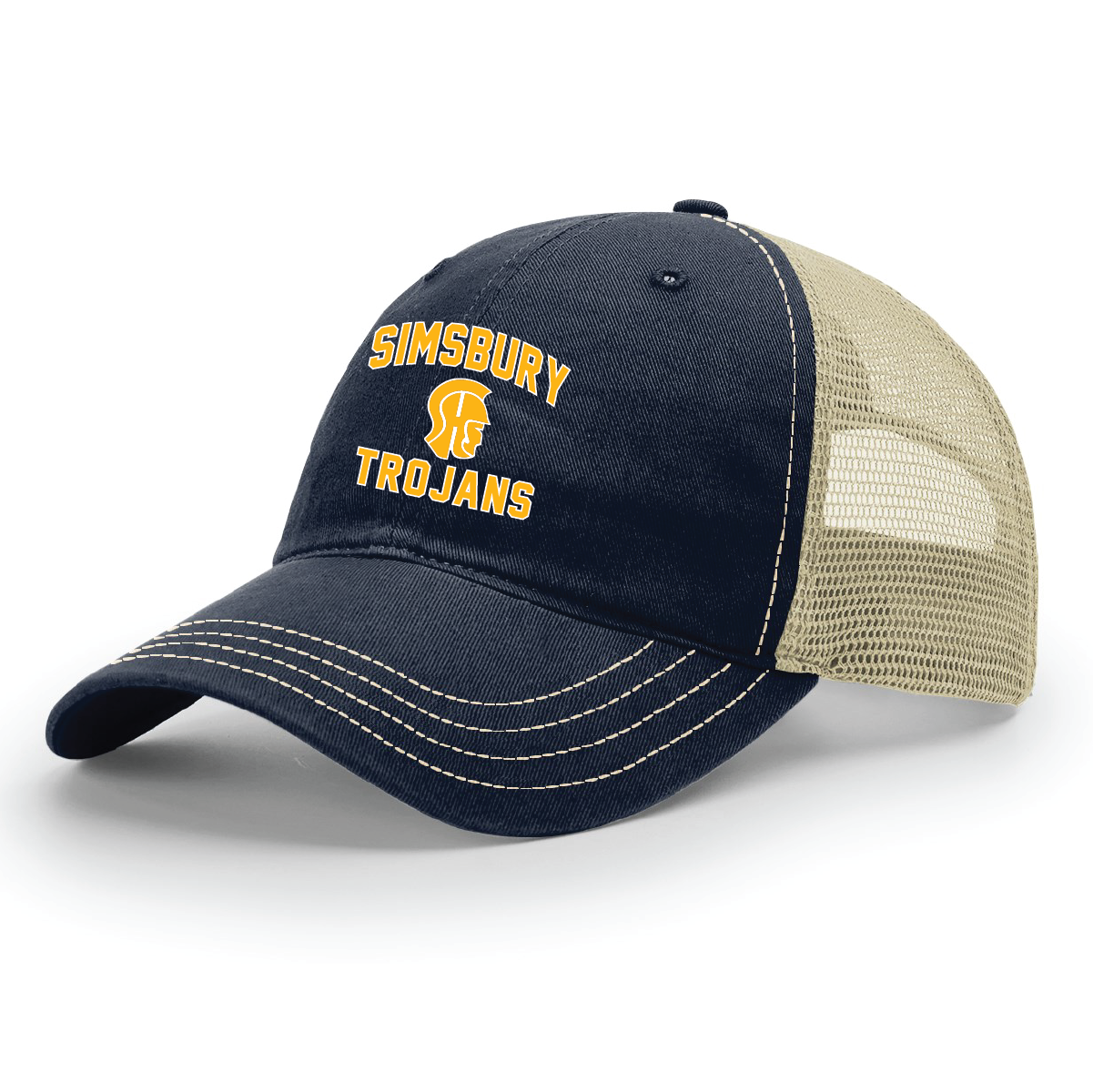 Hat: Soft Front Snapback Simsbury Trojans