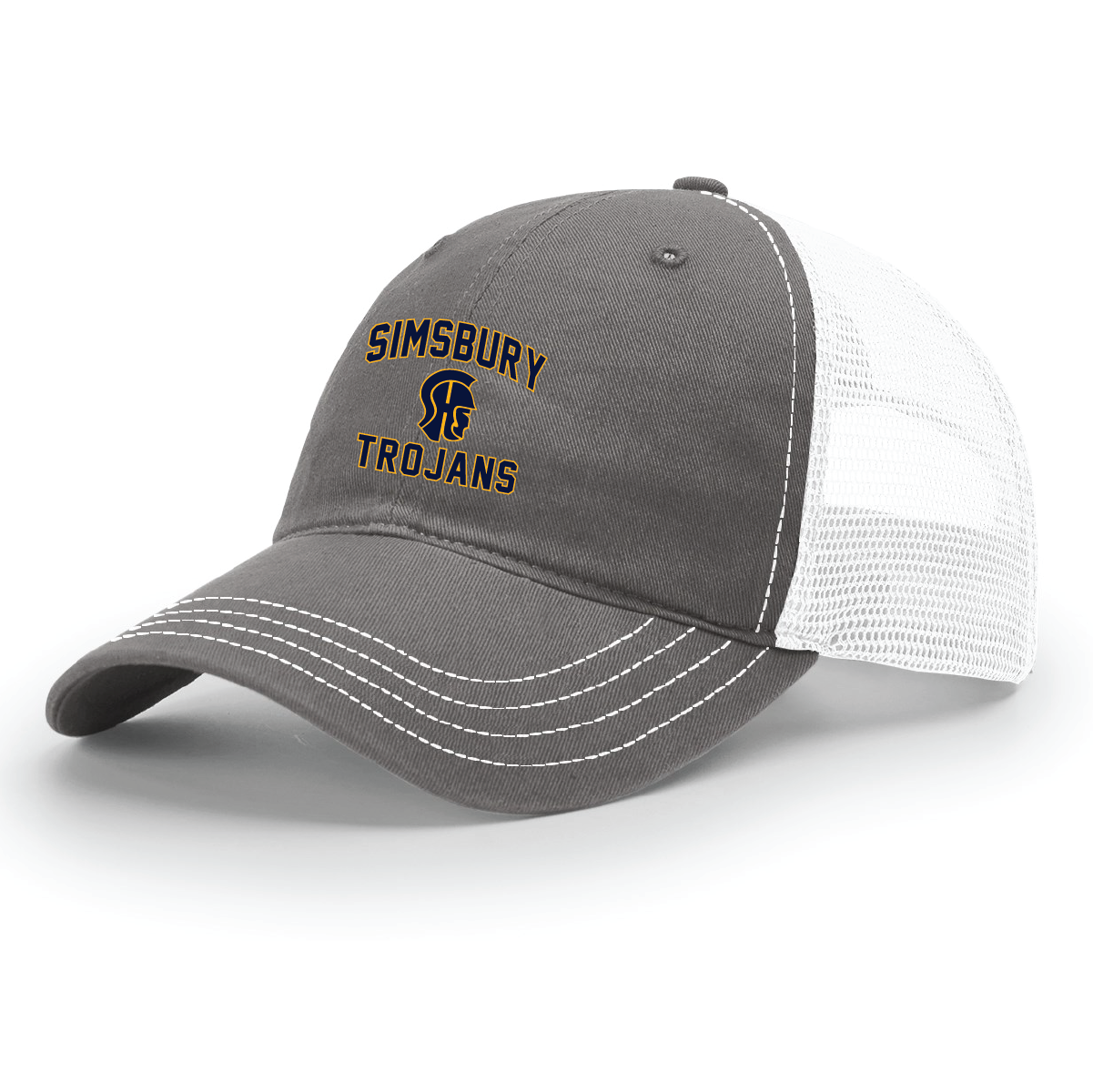 Hat: Soft Front Snapback Simsbury Trojans