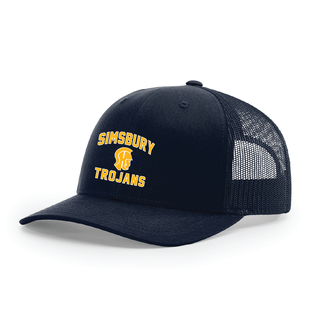 Hat: Trucker Snapback Simsbury Trojans