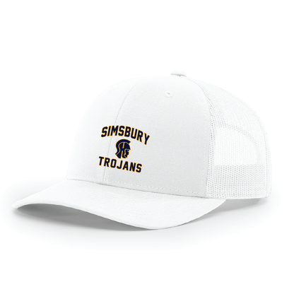 Hat: Trucker Snapback Simsbury Trojans