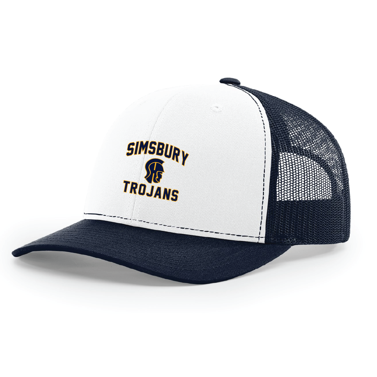 Hat: Trucker Snapback Simsbury Trojans